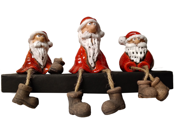 Weihnachtsmänner 3er Set